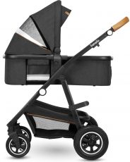 Дитячий візочок 3 в 1 Lionelo Amber Grey Graphite